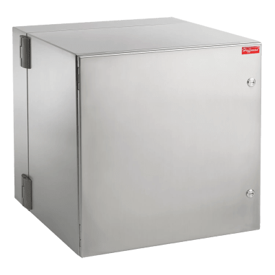 [PTHS242424X] Gabinete Industrial ProTek de Puerta Sólida, Protección NEMA Tipo 4/4X/12, Abatible, Fabricado en Acero Inoxidable SS304, 12 UR, Color Gris Claro