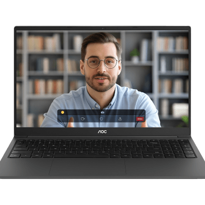 [AP15] Laptop AOC AP15 / Intel Alder Lake N97 / 16 GB RAM DDR4 / 512 GB SSD / Wi-Fi 5 / Bluetooth 4.2 / Windows 11 / Puertos USB 3.0-3.2-USB-C-HDMI