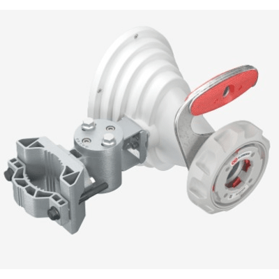 [HG4-TP-A45] Antena Horn Asimétrica 5 GHz / 17 dBi de Ganancia / Patrón Asimétrico 45° / TwistPort™ Waveguide / IP55 / Montaje UBR / Para Plataformas Inalámbricas Compatibles
