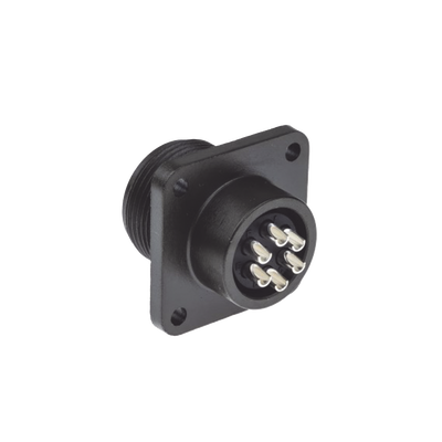 Conector Hembra Circular  de 6 Terminales para uso Rudo, Amphenol 