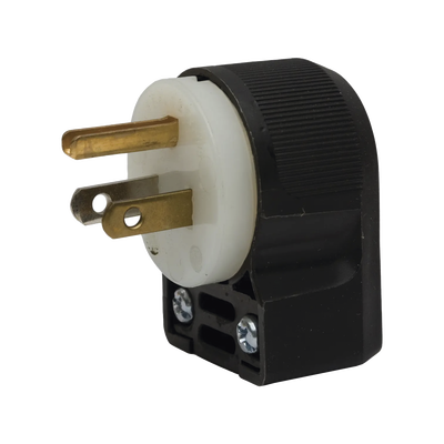 [HUB-HBL5266CA] Clavija Entrada Recta en Angulo/ 15A 125V/ 2 Polos 3 Hilos/ Nema 5-15P/ Grado Industrial- Comercial.