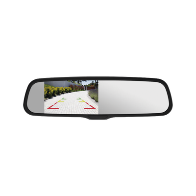 Espejo retrovisor con Pantalla LCD con atenuación automática cuenta con entradas de video duales