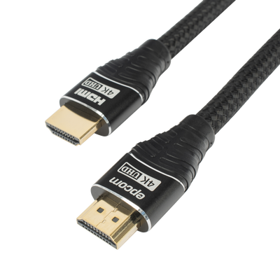 [EP-RH-4K-5M] Cable HDMI de 5 Metros (16.40 Pies) | Alta Definición | Longitud | Versión 2.0 | Alta Velocidad 18Gbps | 4K@60Hz | Conectores Chapados en Oro | Tipo Redondo