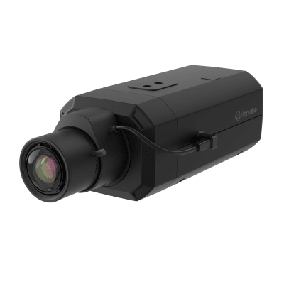 Cámara AI Box / 5 Megapíxeles (2560x1920) / Doble NPU Wisenet 9 / Inteligencia Artificial / Análisis Avanzado / extremeWDR 120 dB / PoE+12VDC / C-Mount-CS-Mount