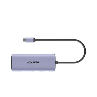 [HS-HUB-DS11] Hub (Adaptador) USB - C / 11 en 1 / 1 Salida HDMI (4K) / 2 Salida USB 2.0 / 2 Salidas USB 3.0 / 1 Salida VGA / 1 Salida SD (Memoria SD) / 1 Salida TF (Micro SD) / 1 Salida de Audio (8 - 48 KHz) / 1 Salida RJ45 / 1 Entrada USB - C (Carga Rapida)