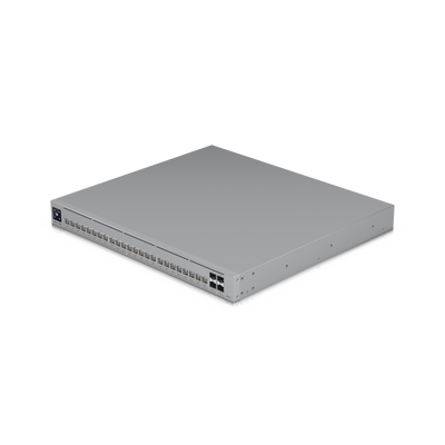 [USW-PRO-HD-24-POE] UniFi Switch Pro HD Capa 3, 24 puertos Etherlighting POE++ / (22) puertos 2.5 GbE, (2) puertos 10GbE, todos POE++, (4) puertos 10G SFP+, 600W presupuesto POE