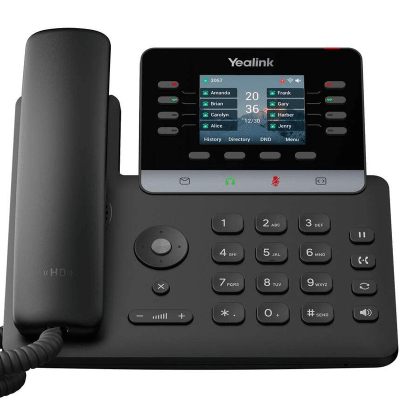 [SIP-T73U] Teléfono IP Empresarial Yealink SIP-T73U Profesional con 12 Líneas SIP y Pantalla a Color