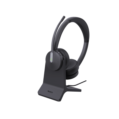 [BH70-DUAL-WITH-STAND-TEAMS-USB-C/A] Diadema Inalambrica BH70 Dual con Stand de Carga de Yealink Certificada para Microsoft Teams con Acoustic Shield