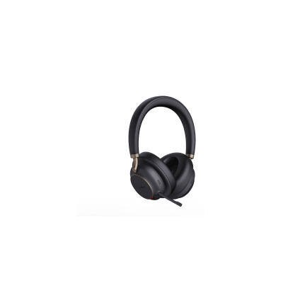 [BH76-PLUS-UC-BLACK-USB-C/A] Diadema Inalámbrica BH76 Plus UC Black USB C/A de Yealink con Compatibilidad Completa para Plataformas UC y 6 Micrófonos para Voz de Alta Claridad