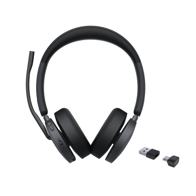 [BH74-TEAMS-USB-C/A] Diadema Inalambrica BH74 Teams USB C/A de Yealink con Tecnología de 6 Micrófonos y Acoustic Shield 3.0 para Voz Clara