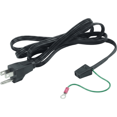 [ACORD1] Cable de Alimentación para Ventilador / 1 Conector / 1.52 m (5 ft) / Cobre / Enchufe 3 Puntas con Tierra / Compatible con Ventiladores Compactos Hoffman