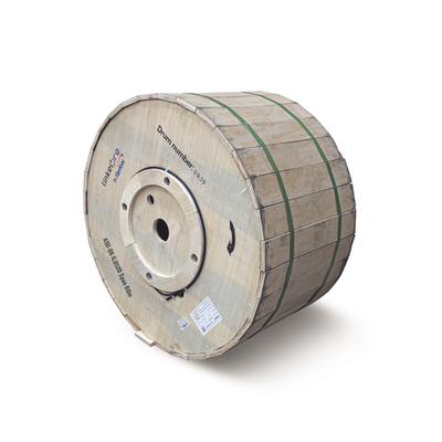 [MINI-ADSS-08C-S60/4KM] Carrete de 4 km de Fibra Óptica Aérea Mini ADSS (ASU) G.652D, Monomodo de 8 Hilos, Exterior, Span 60, Loose Tube, Preformado Compatible: LP-RP0406