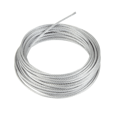 [SRET318CAM/100MTS] Rollo o carrete de 100 Metros de Retenida de 1/8" de Alta Resistencia, Galvanizado clase A.