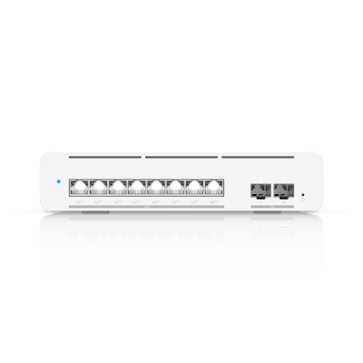 [USW-PRO-XG-8-POE] USW Pro XG 8 PoE Switch PoE++ Capa 3 Etherlighting™ de 8 Puertos 10GbE (Todos PoE++) y 2 Puertos SFP+ con Disponibilidad PoE de 155W
